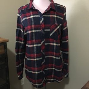 Ci Sono Plaid Collection Button Down